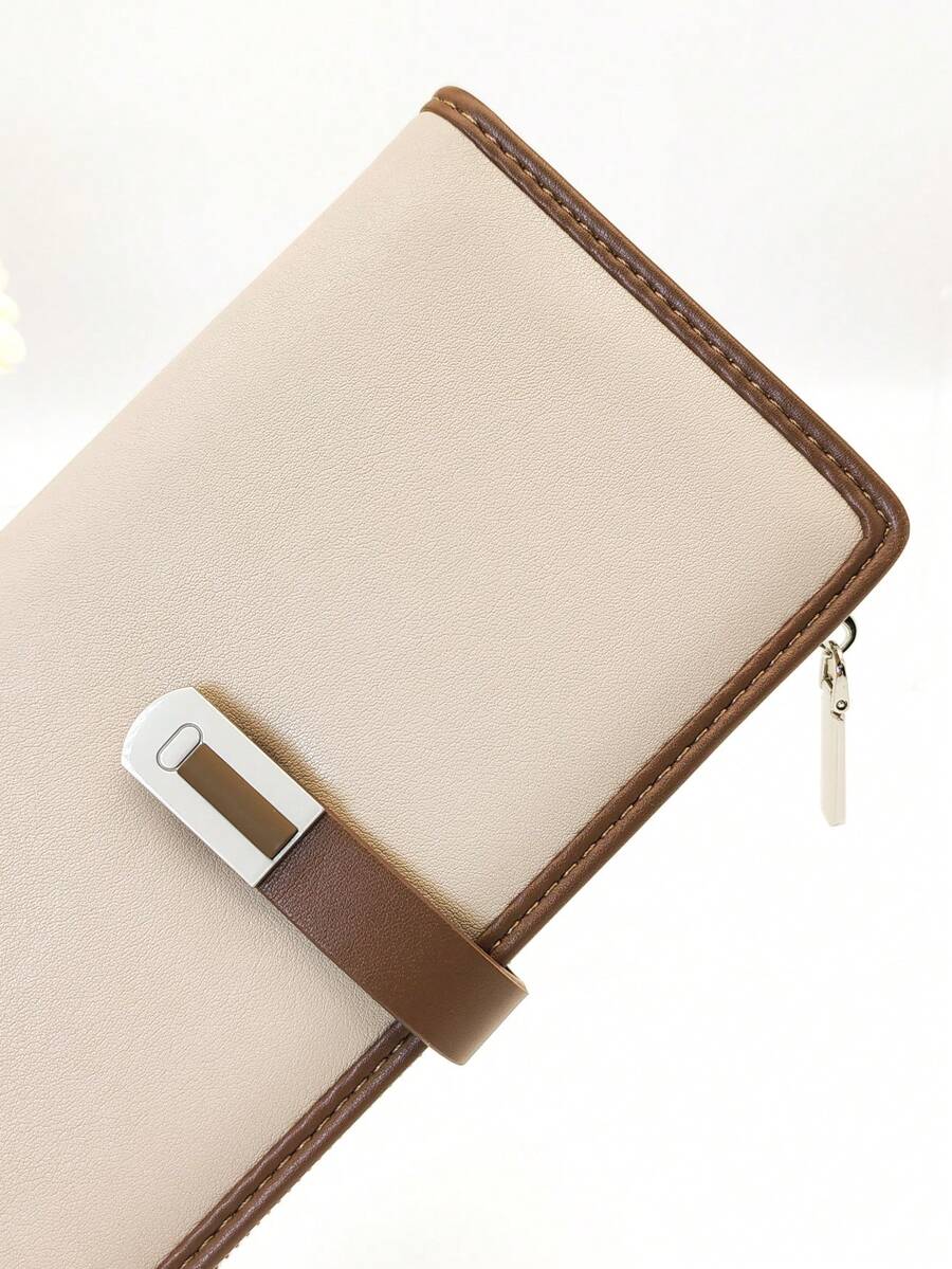 Modern Colorblock Phone & Card Wristlet Wallet