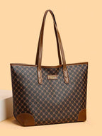 Floral Elegance Three-Piece Tote Bag Set