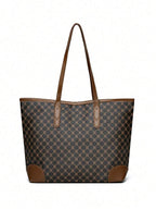 Floral Elegance Three-Piece Tote Bag Set