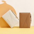 Petite Chic Asymmetric Keychain Bifold Wallet