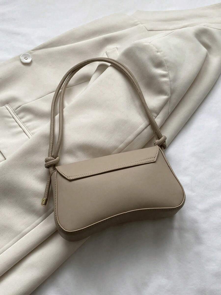 Parisian Classic Pebbled Faux Leather Boxy Handbag