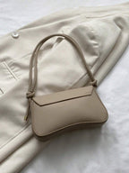 Parisian Classic Pebbled Faux Leather Boxy Handbag