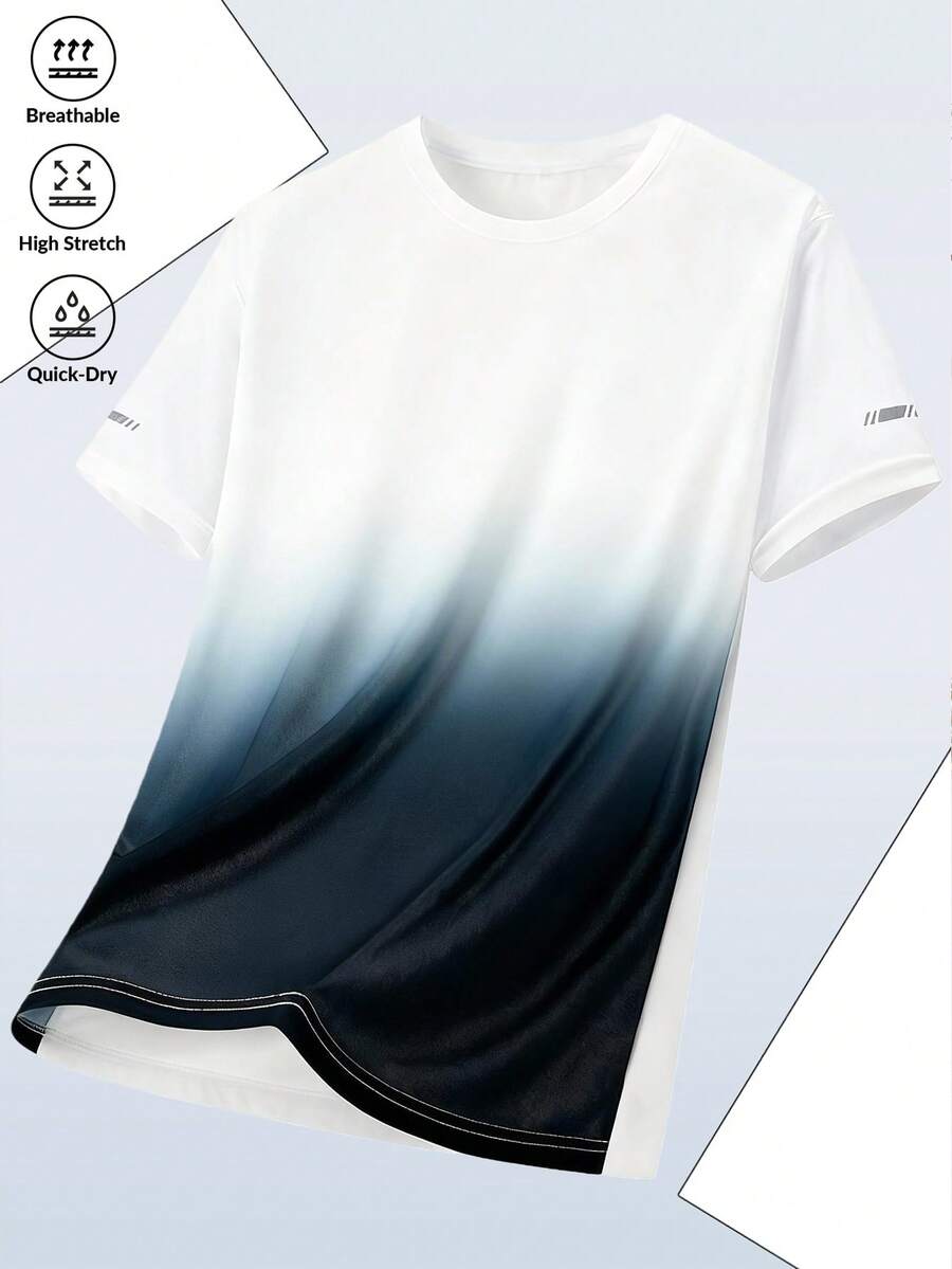 Men's 5-Piece Running and Fitness T-Shirt Set