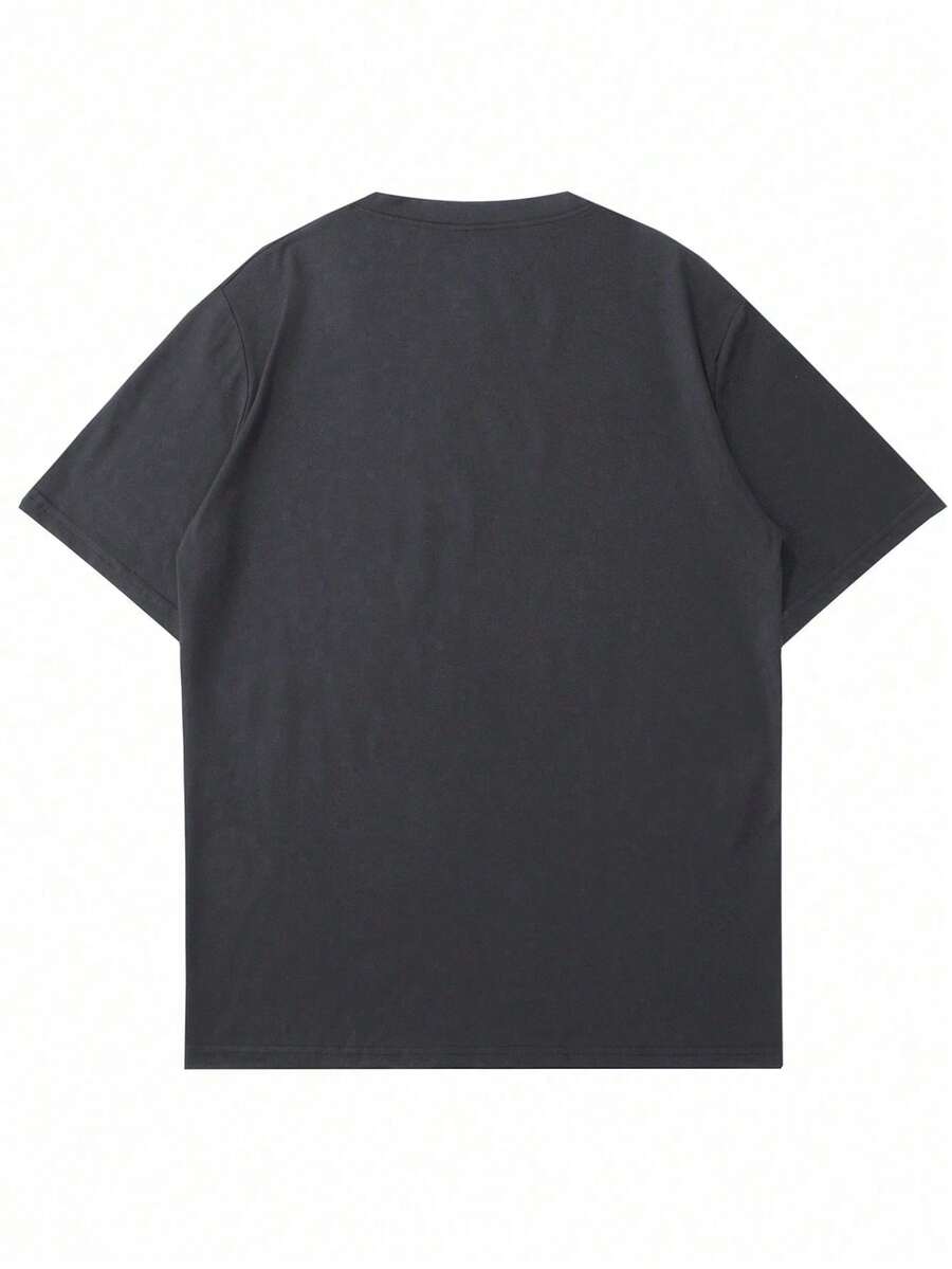GRDR Men's Palm Tree Print Crew Neck T-Shirt