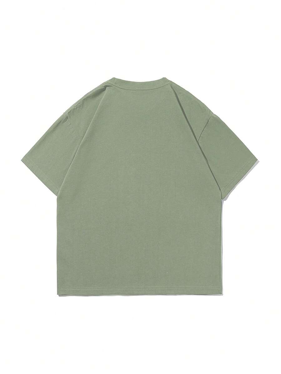 Men's Minimalist Printed Short Sleeve T-Shirt