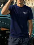 Men's Vintage Lemon Pattern Graphic T-Shirt
