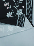 Al Najma Floral Print Open-Front Abaya Coat