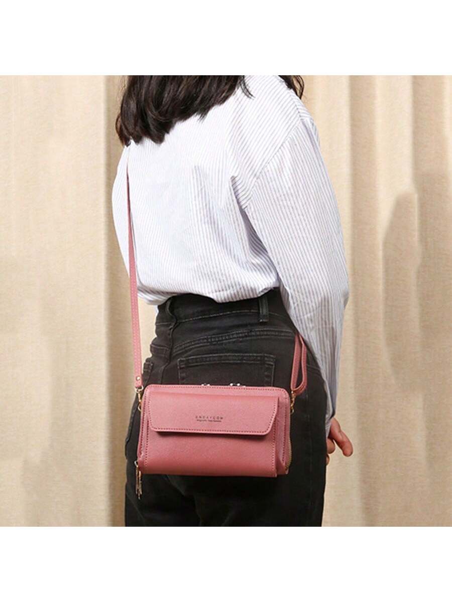 Travel Ready Dual-Zip Phone Crossbody Wallet
