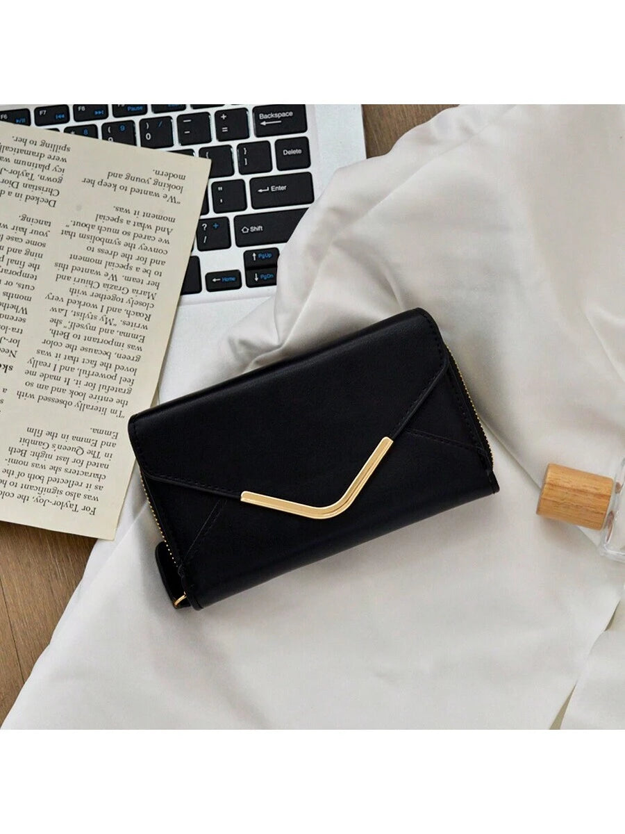 Minimalist Envelope Zip Card Wallet