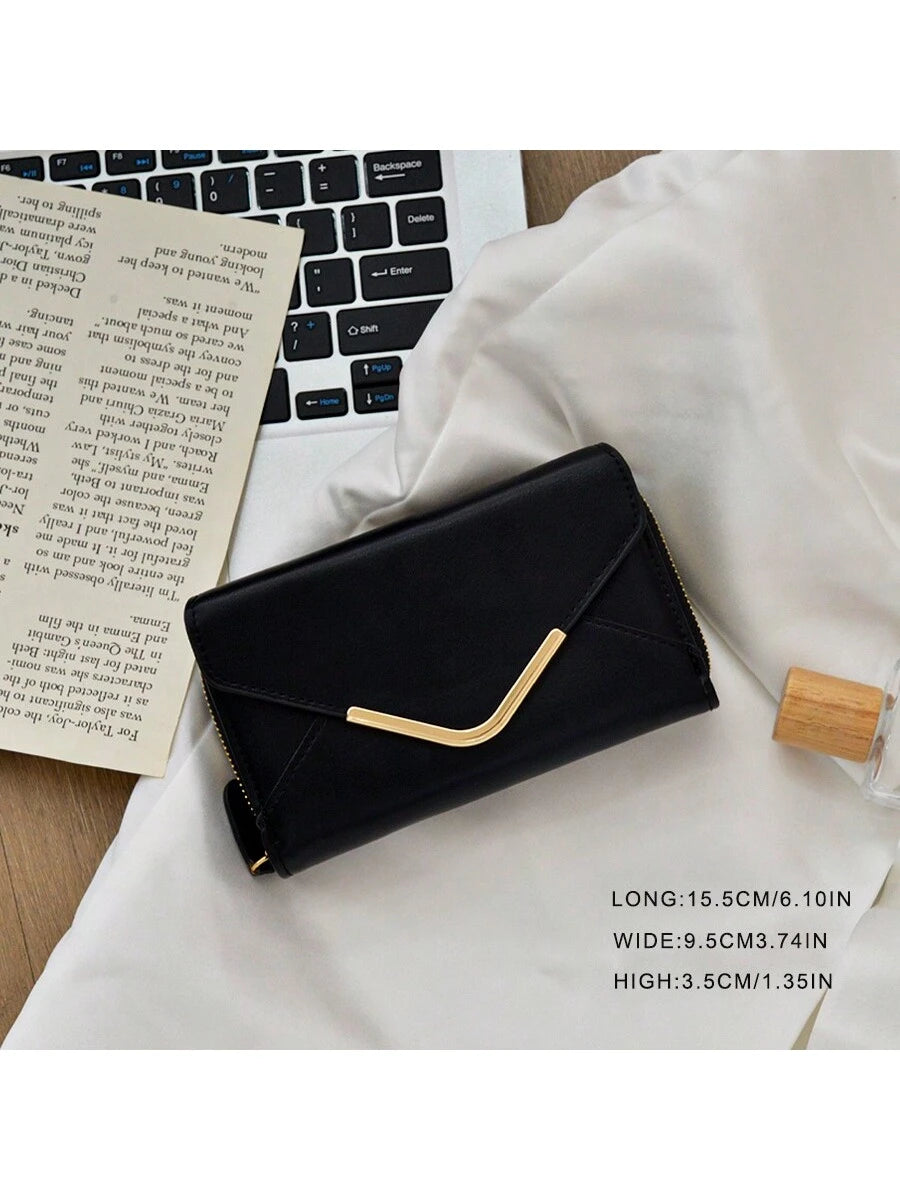 Minimalist Envelope Zip Card Wallet