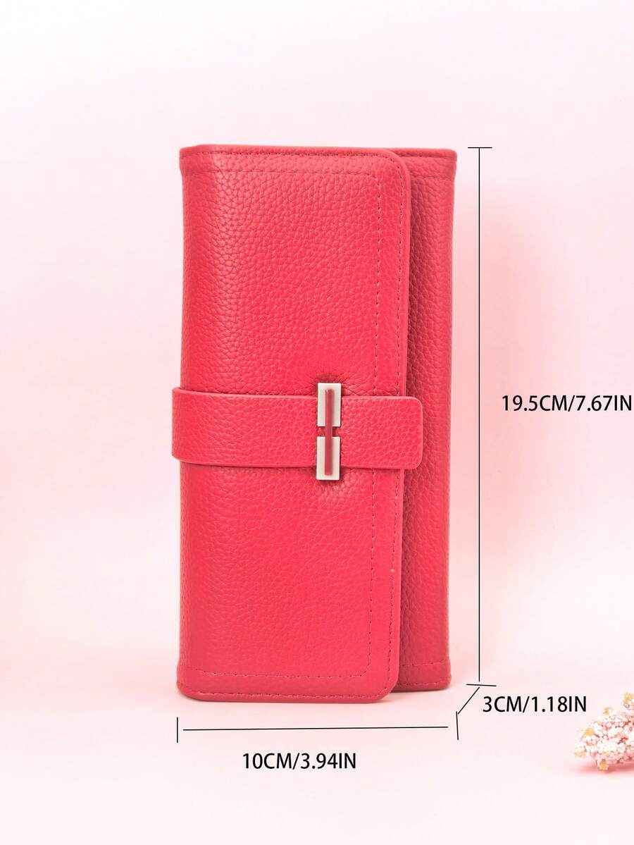 Classic Soft PU Multi-Card Long Clutch Wallet