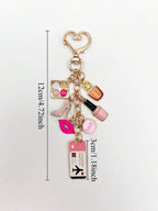 Travel Glam Charm Keychain & Bag Pendant