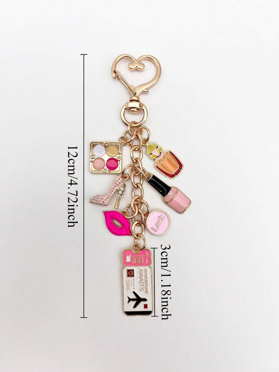 Travel Glam Charm Keychain & Bag Pendant