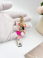 Travel Glam Charm Keychain & Bag Pendant