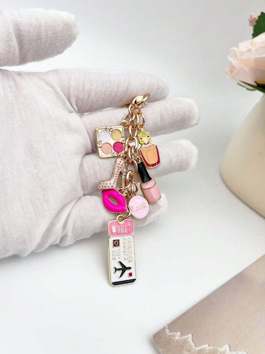 Travel Glam Charm Keychain & Bag Pendant