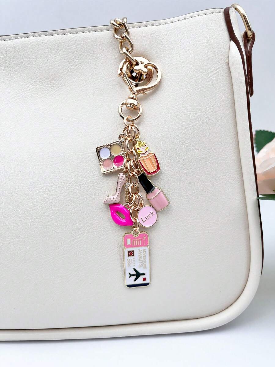 Travel Glam Charm Keychain & Bag Pendant