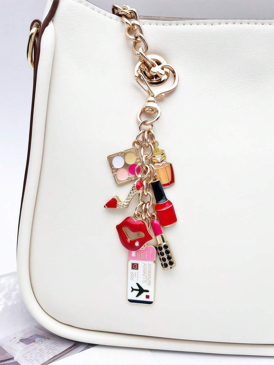 Travel Glam Charm Keychain & Bag Pendant