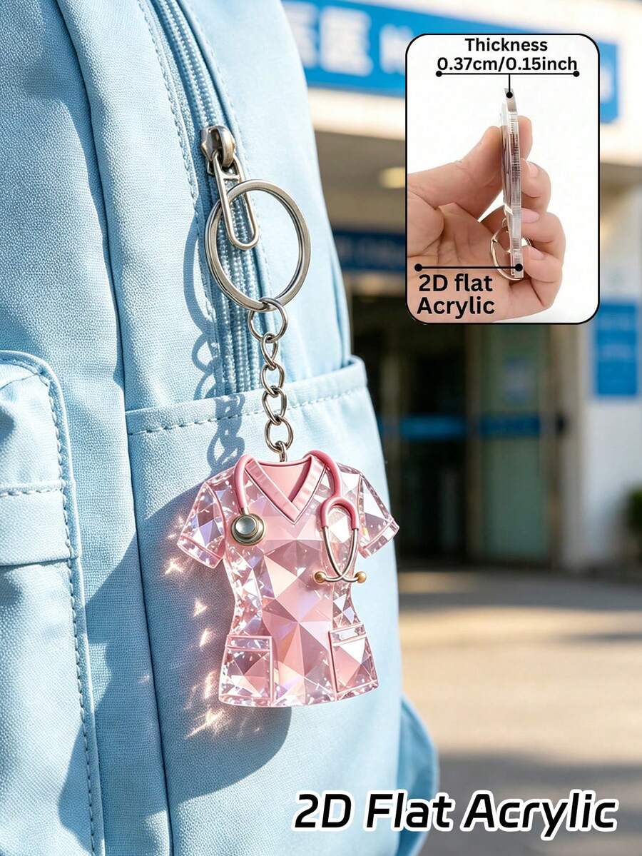 Nurse Appreciation Acrylic Keychain Charm