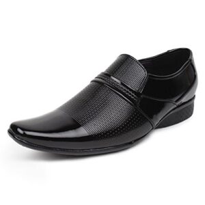 BUWCH Men's Formal Black Shoes at-alzoolstyle