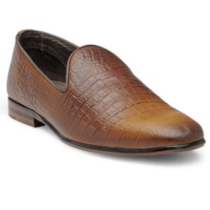 Franco Leone Olive Men's Formal Shoes at-alzoolstyle
